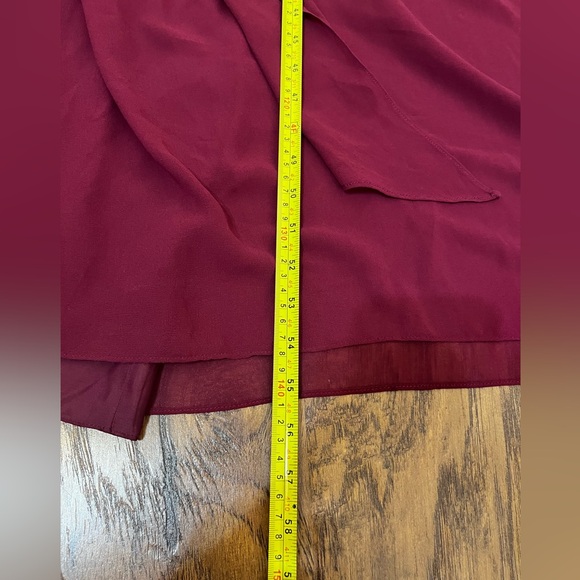 Donna Morgan Collection Maroon Evening Gown Size 2 - Picture 16 of 16